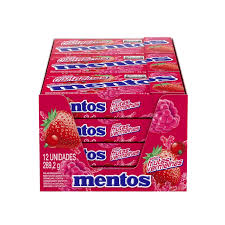 PERFETTI MENTOS SLIM BOX FRUTAS VERMELHAS DP 12X24G
